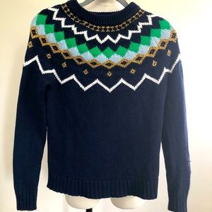 JCrew factory navy sweater
